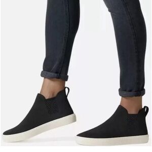 Rothy’s Black Knit Slip-On Boot
